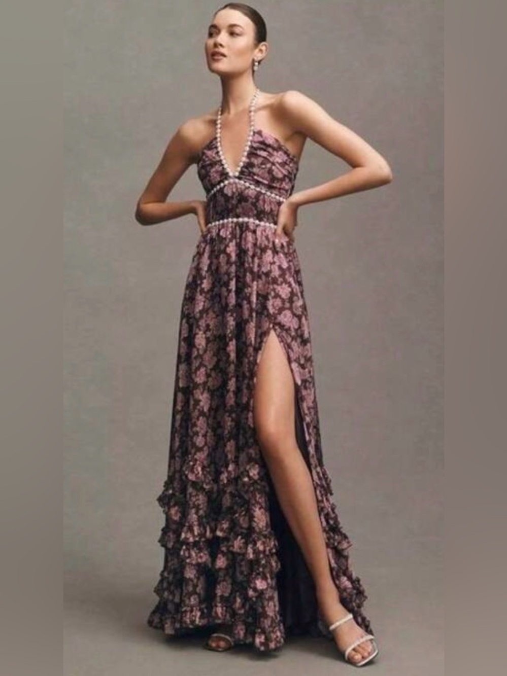 Formal Purple Maxi Dress